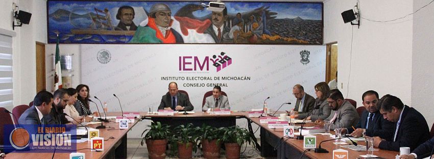 Aprueba IEM calendario del Proceso Electoral 2017-2018