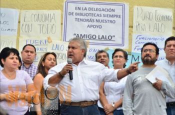Se reunen el líder del SUEUM Eduardo Tena y el Rector de la UM Salvador Jara