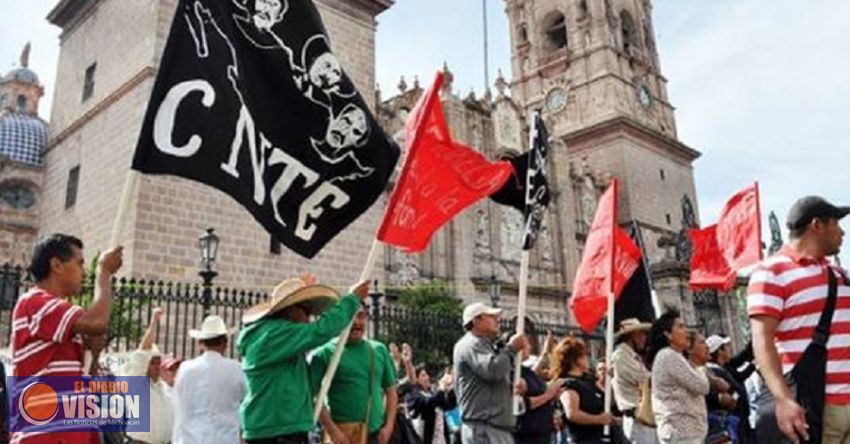 Mañana marcha la CNTE en Michoacán y 5 estados más del país 