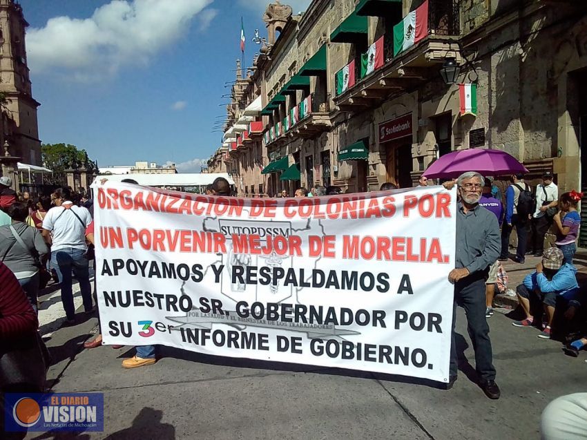 Respaldan asociaciones civiles a Silvano Aureoles, en su Tercer Informe 