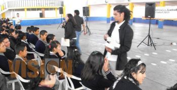 Previenen en materia de salud a estudiantes de secundaria