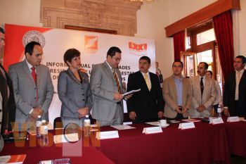 Presidente de la CEDH rinde Informe de Actividades ante el Congreso del Estado