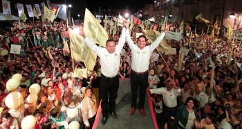Impactante cierre estatal de Silvano Aureoles en Morelia