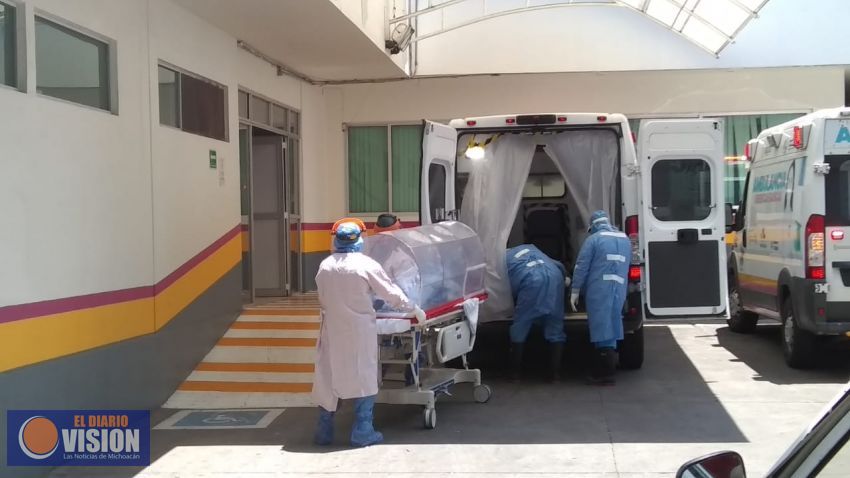 Michoacán, registra 172 defunciones, y mil 994 contagios por Covid-19 