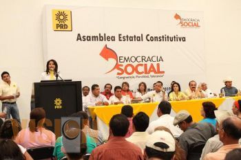 Celebra Democracia Social su primera asamblea estatal