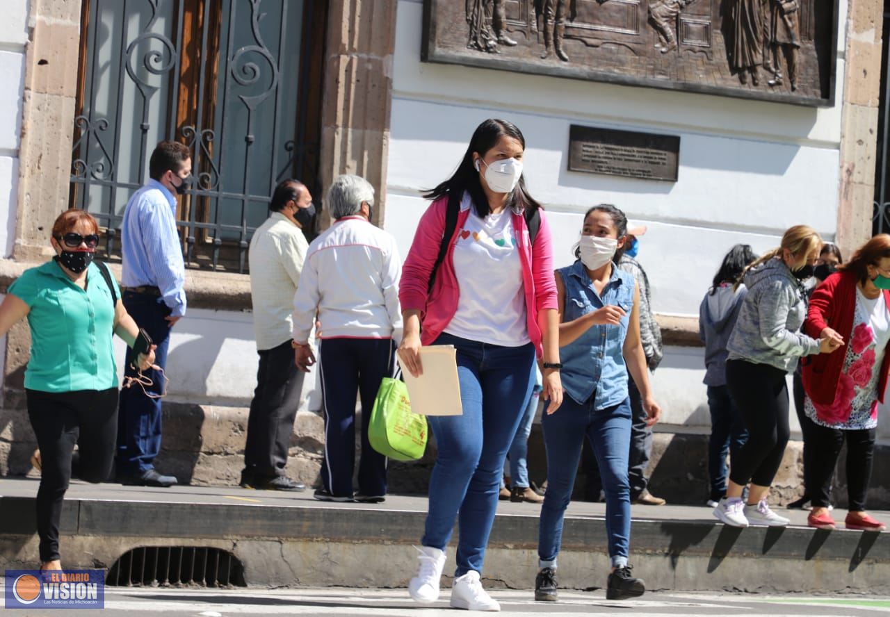Michoacán reporta 135 casos positivos y 25 decesos, hoy jueves 