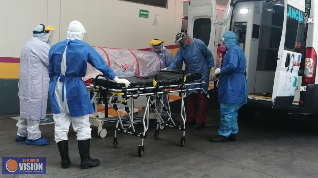 Morelia reporta 58 infectados y 15 muertes por Covid-19, hoy jueves 