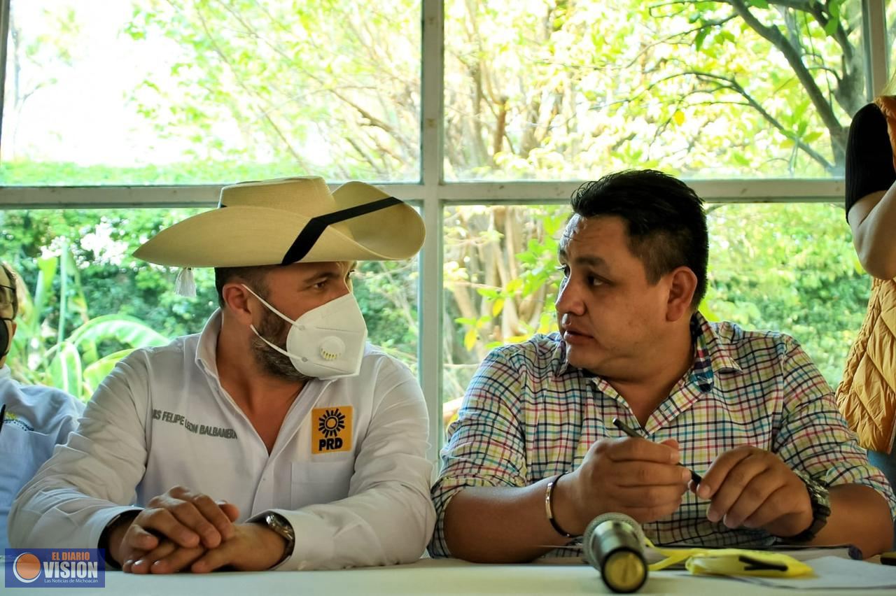 En el PRD nuestros candidatos y candidatas no están solos: Víctor Manríquez