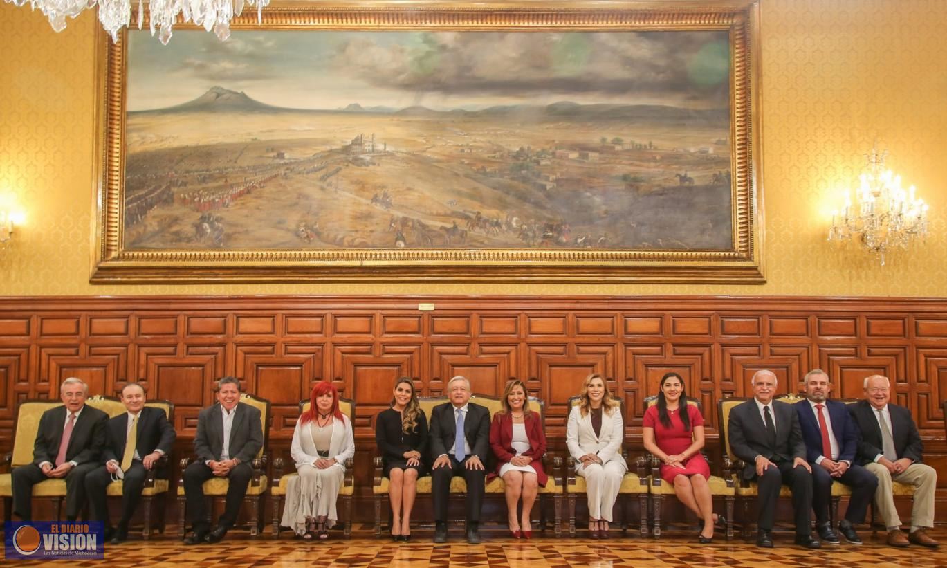 El Presidente López Obrador se reúne con gobernadores electos 