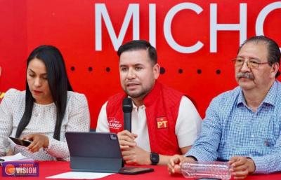 El PT refrenda su alianza con el pueblo de Michoacán: Reyes Galindo