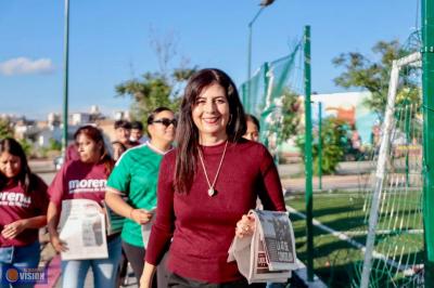 Gaby Molina llama a recibir y fortalecer en Michoacán a Claudia Sheinbaum
