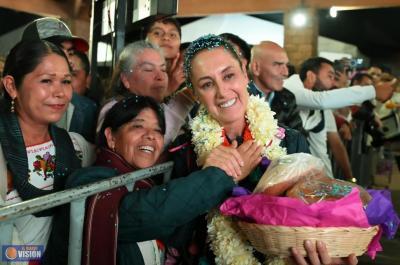 Presidenta Claudia Sheinbaum Continúa gira por Michoacán en Quiroga Y Morelia 