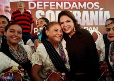 Reconoce Fabiola Alanís compromiso de la Presidenta con los pueblos originarios de Michoacán