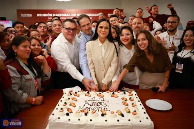 Morena celebra sus primeros 12 años de registro como partido político nacional