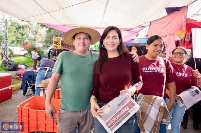 Gaby Molina, fortalece presencia territorial