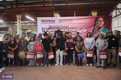 En Tarímbaro, Celeste Ascencio refrenda la esencia de Morena