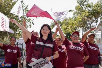 Gaby Molina, lleva la Transformación a las colonias y comunidades de Morelia