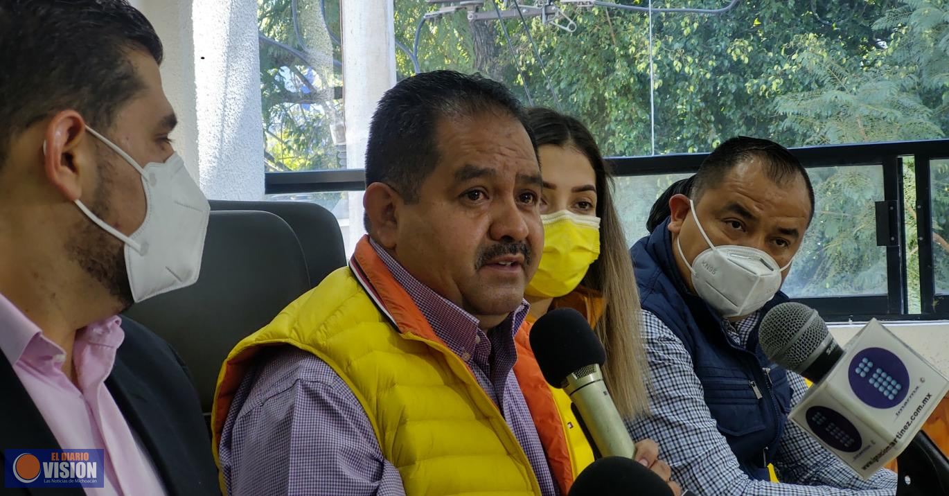 PRD Michoacán en contra de que las obras del Gobierno Federal sean de Seguridad Nacional 