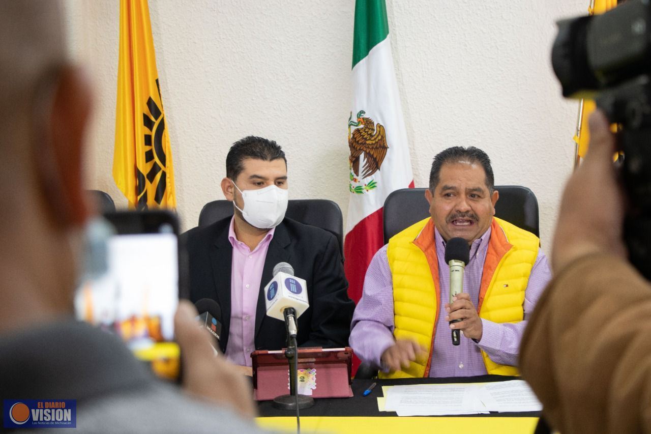 PRD Michoacán será vigilante del ejercicio de los recursos públicos en la entidad 