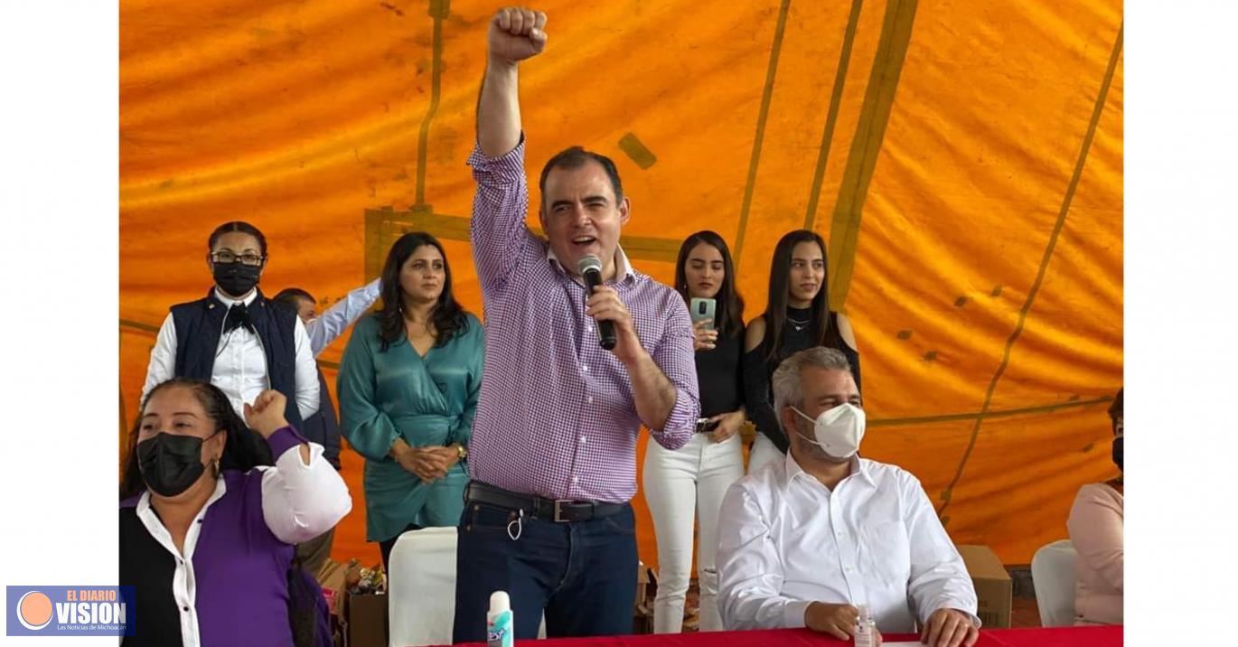 Diputado Balta Gaona reitera compromiso con Alfredo Ramírez Bedolla para fortalecer la 4T