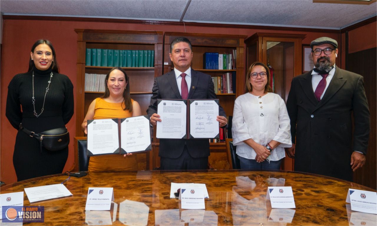 UMSNH y DIF Estatal signan convenio de colaboración 