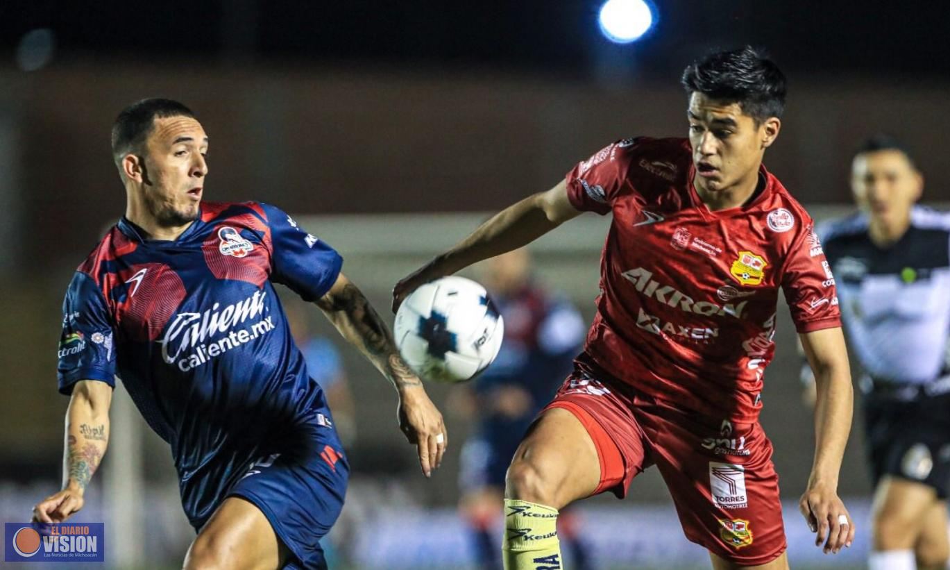 Cimarrones le quita el invicto al Atlético Morelia