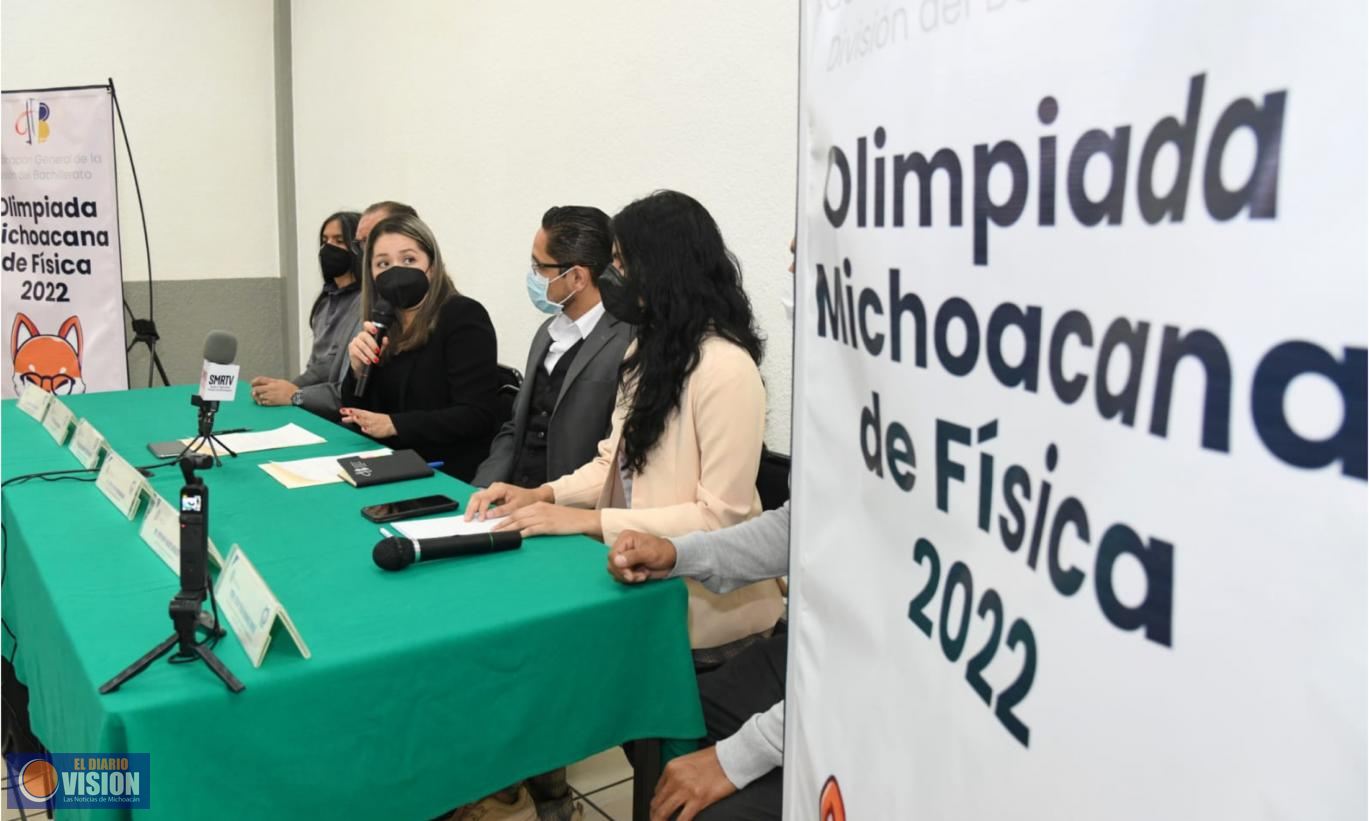 UMSNH invita a participar en la “Olimpiada Michoacana de Física 2022”