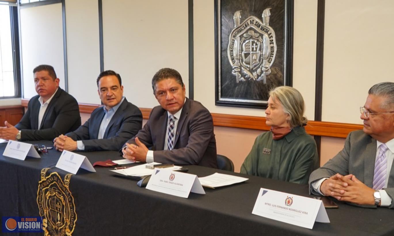 UMSNH fortalece vinculación y firma convenio con Zamora 