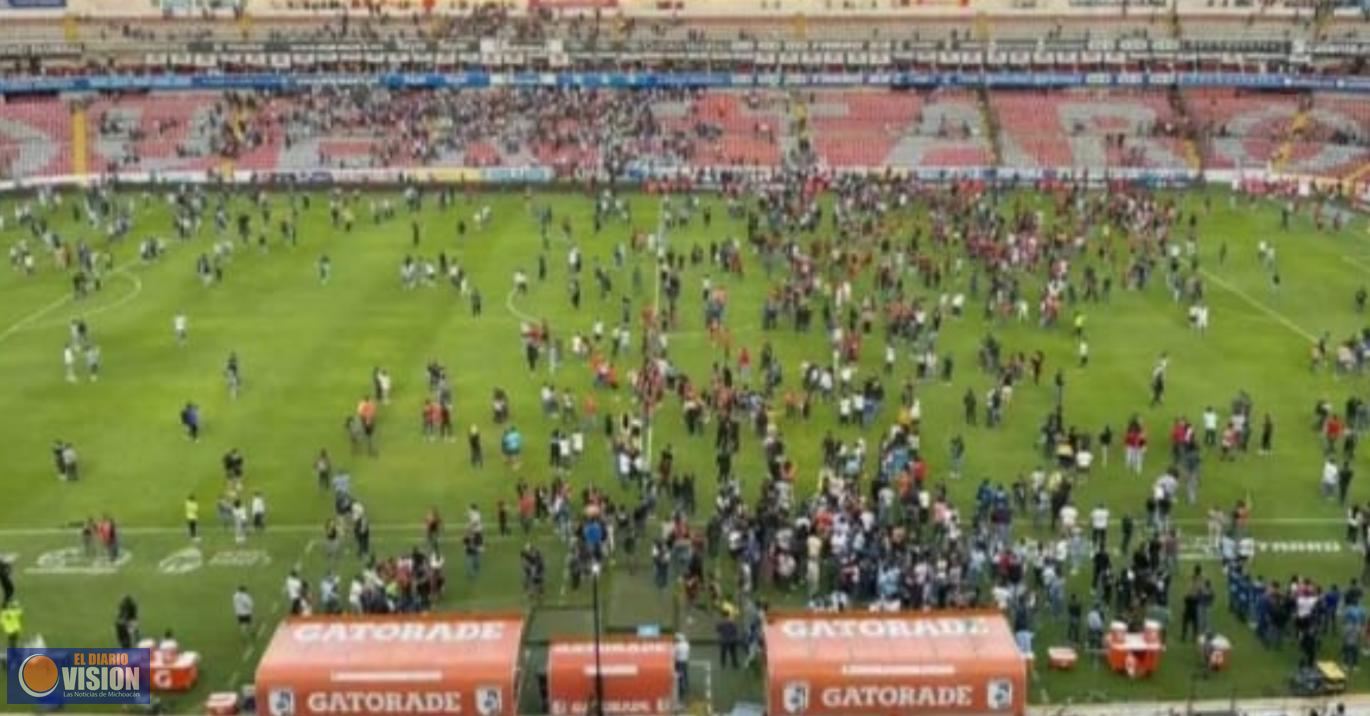 Al menos 17 fallecidos , tras batalla campal, Atlas vs Gallos 