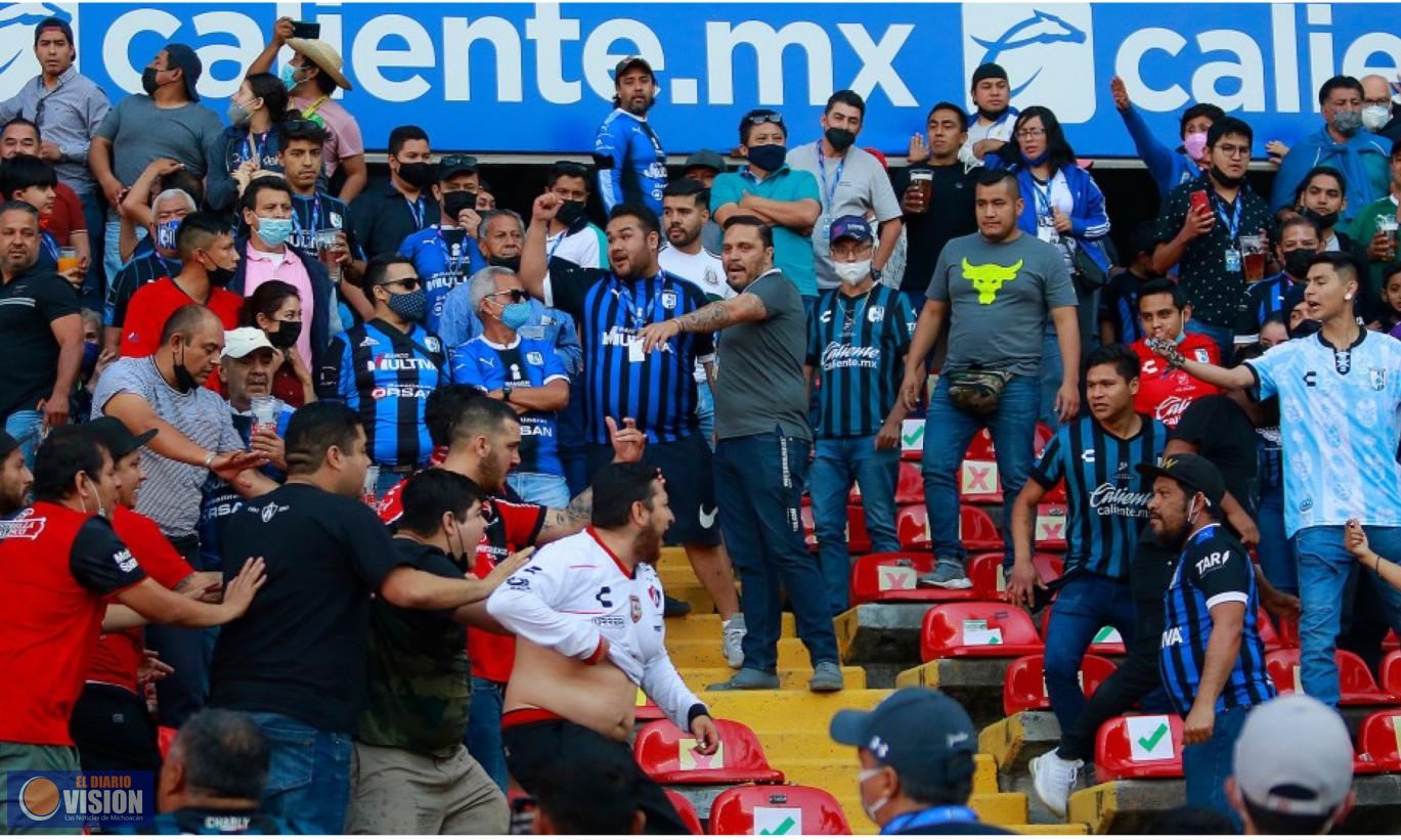 La Liga MX suspende el resto de la Jornada 9 por los hechos violentos en el Estadio La Corregidora