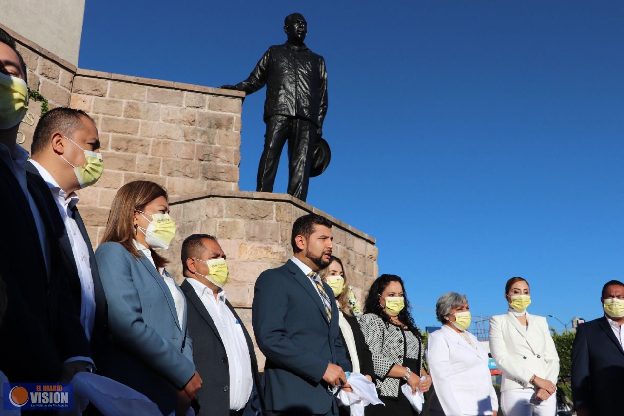 Frente a escenarios complejos, urge la visión pacifista de Lázaro Cárdenas del Río: PRD