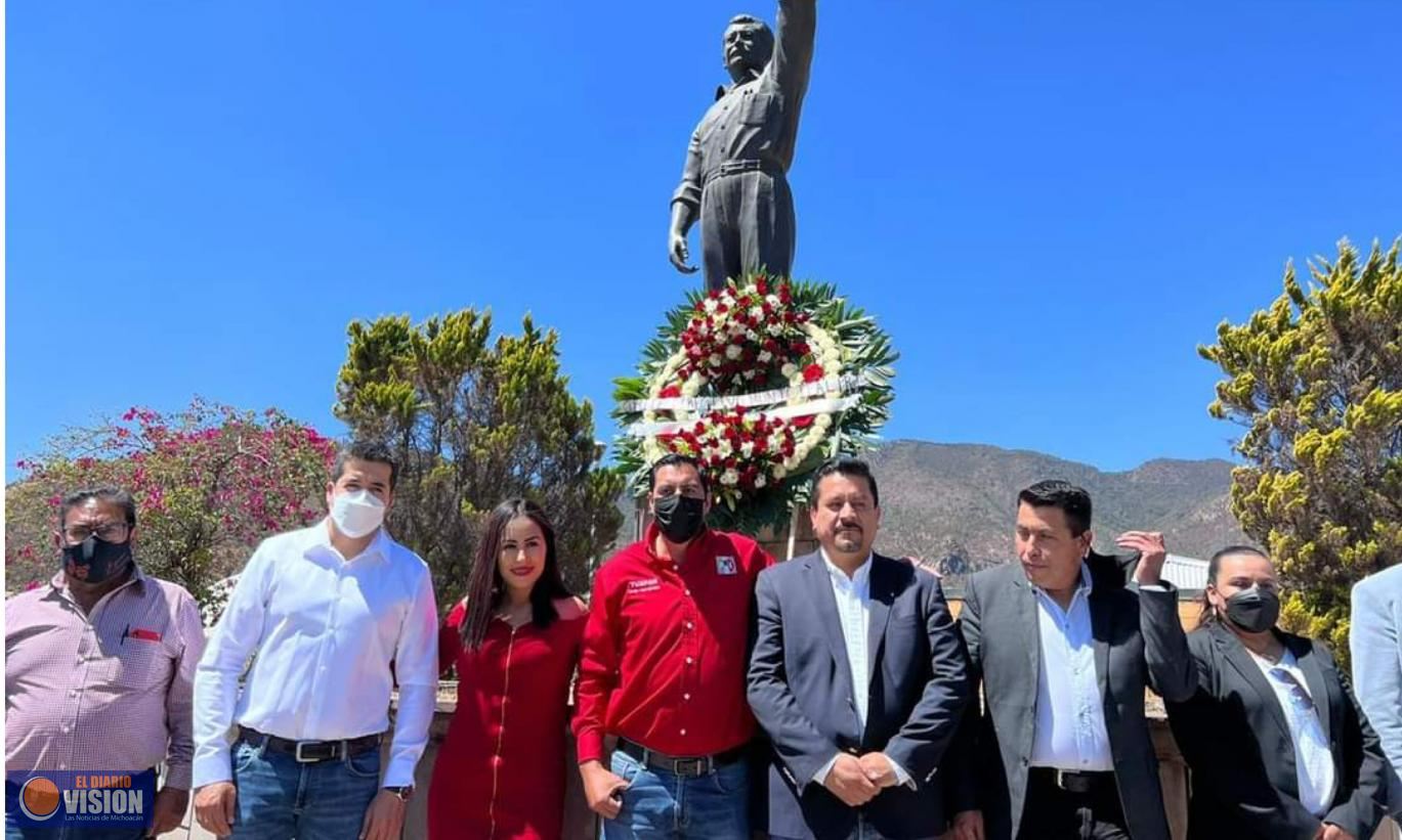 Roberto Carlos López, asistió al acto del 28 aniversario Luctuoso de Luis Donaldo Colosio en Tuxpan