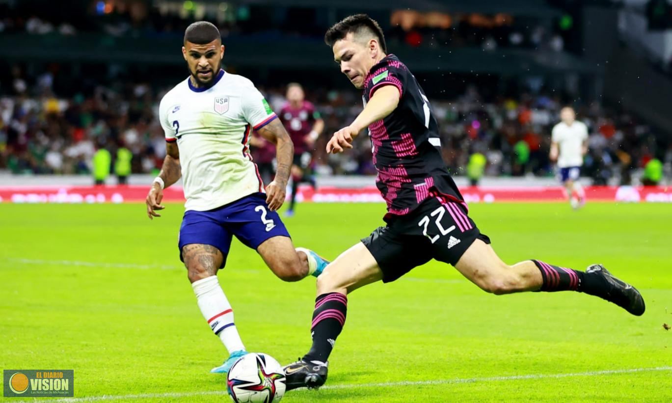 México empata con Estados Unidos en el Estadio Azteca