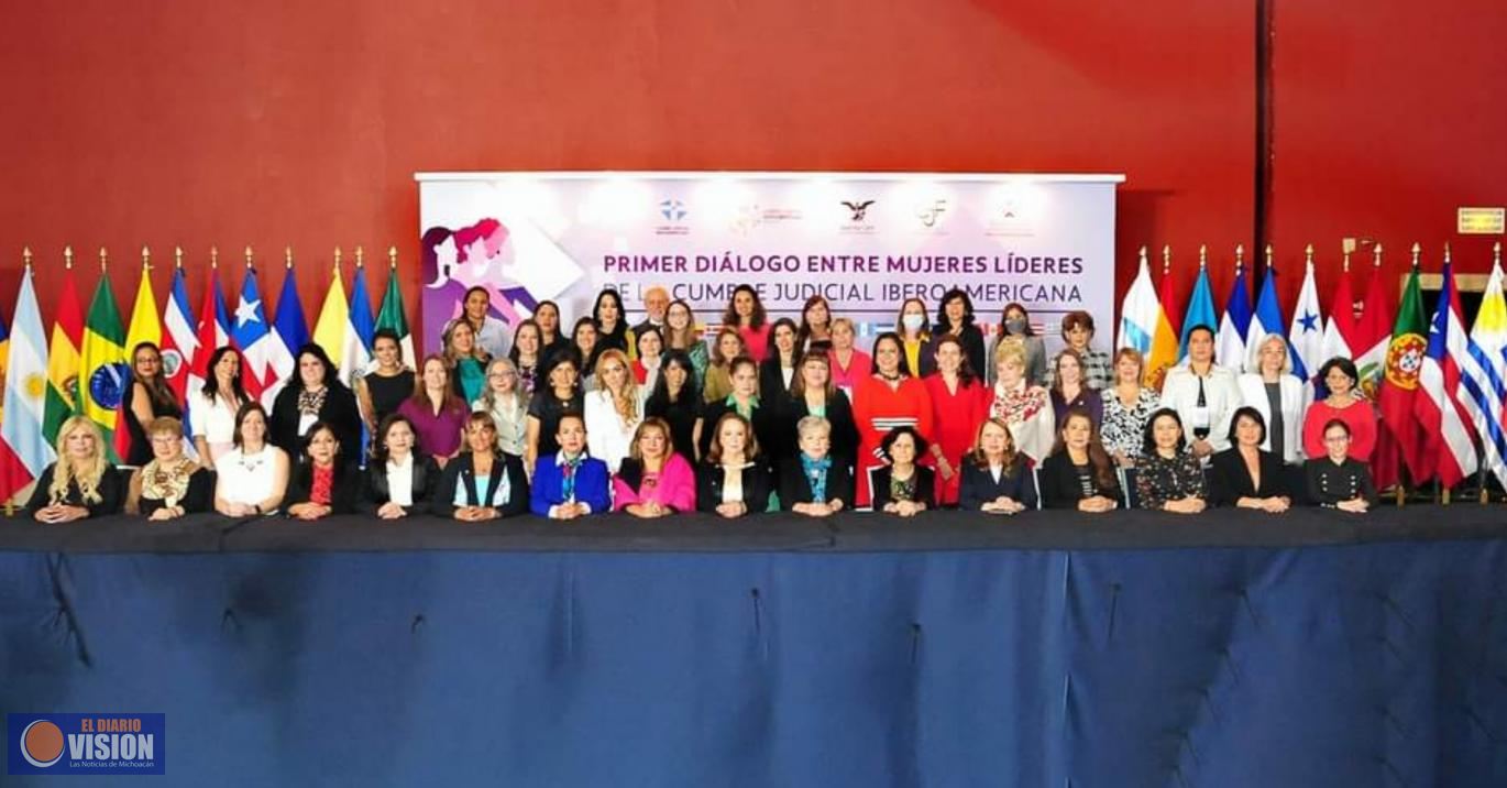 Asiste Magistrada Alma Bahena al primer diálogo de Mujeres líderes de la Cumbre Iberoamericana 