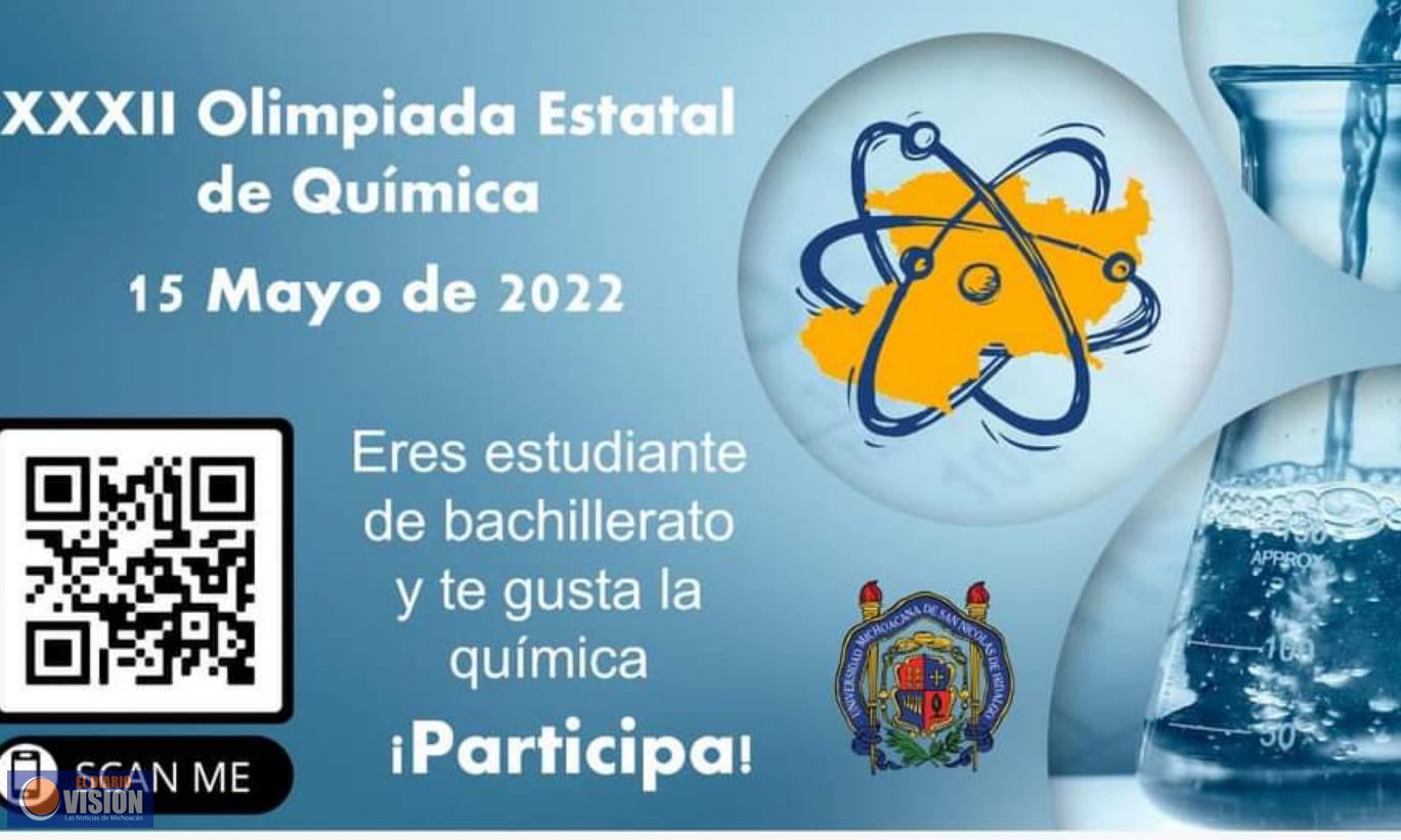 UMSNH convoca a la Olimpiada Estatal de Química