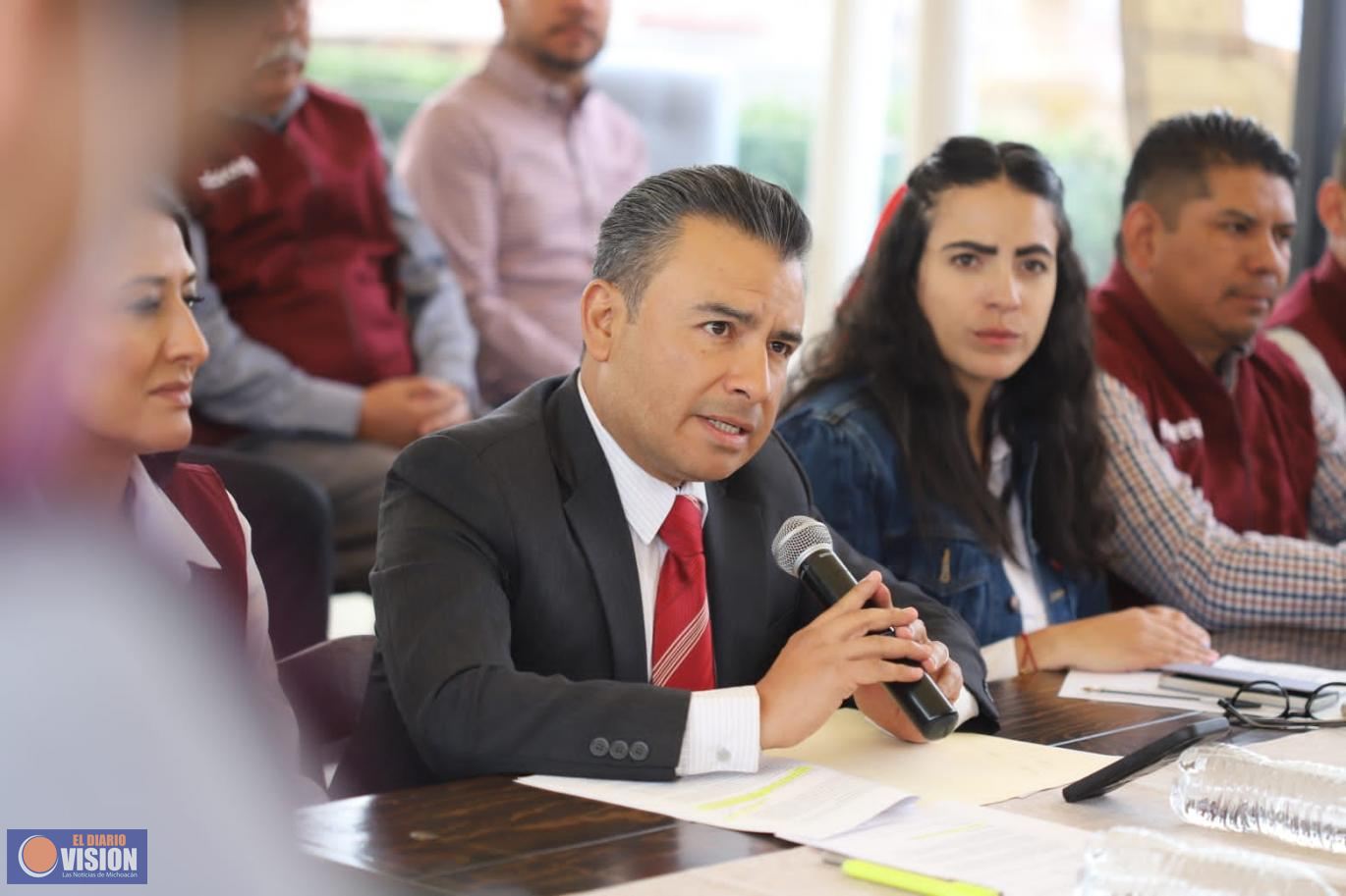 En Michoacán, se acabaron los privilegios, han quedado atrás los gobiernos autoritarios: Morena