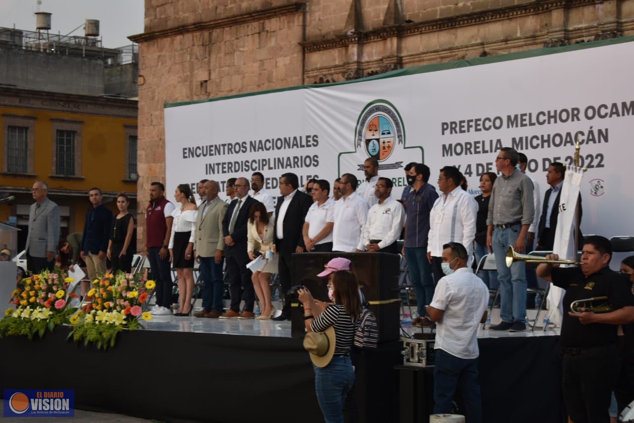 Morelia da la bienvenida a estudiantes PREFECO para el Encuentro Nacional Interdisciplinario