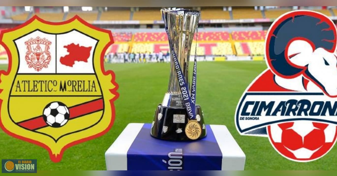 Atlético Morelia y Cimarrones disputarán la Final del Grita México C22