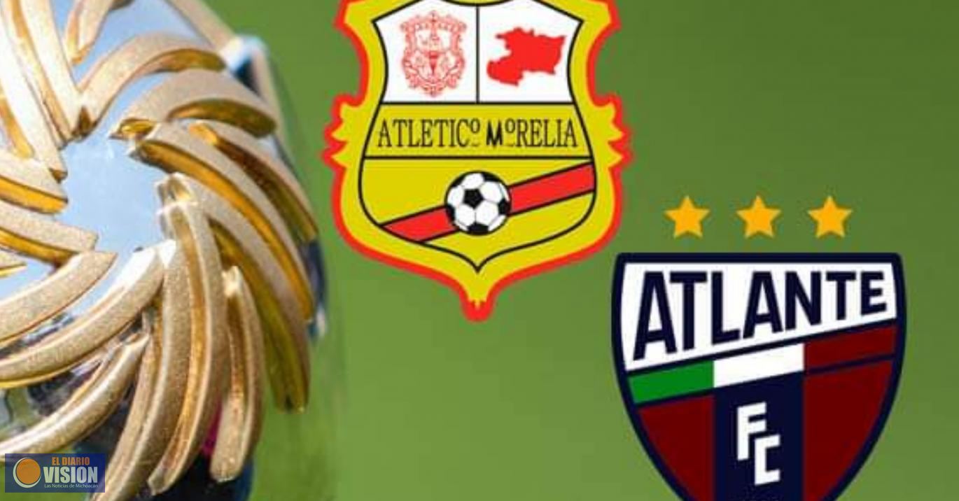 Atlético Morelia enfrentará al Atlante en el Campeón de Campeones 