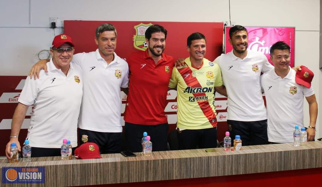 Gabriel Pereyra es presentado como el nuevo director técnico del Atlético Morelia