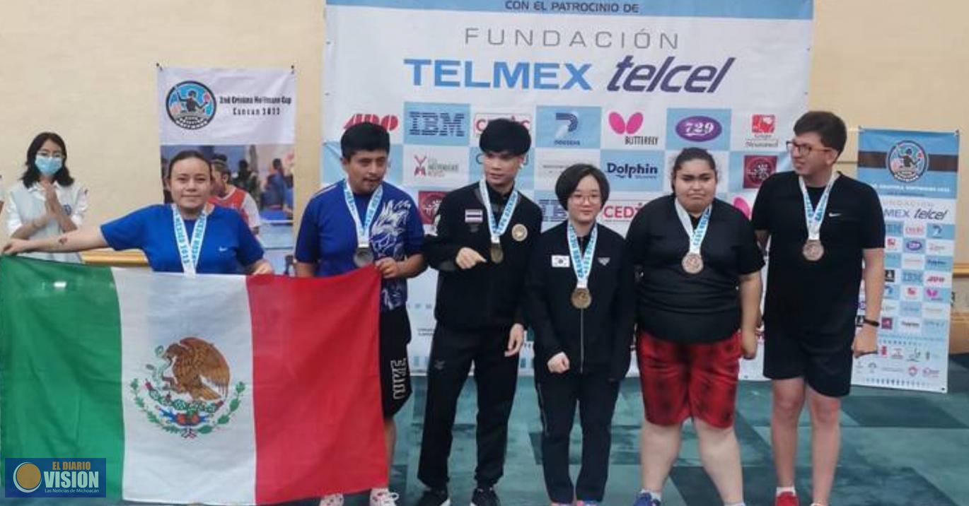 Michoacán obtuvo 3 medallas en la Copa Cristina Hoffman