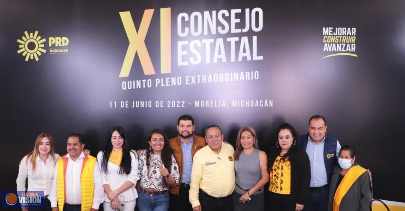 Con gran ánimo la familia perredista desarrolla sesión de Consejo Estatal 