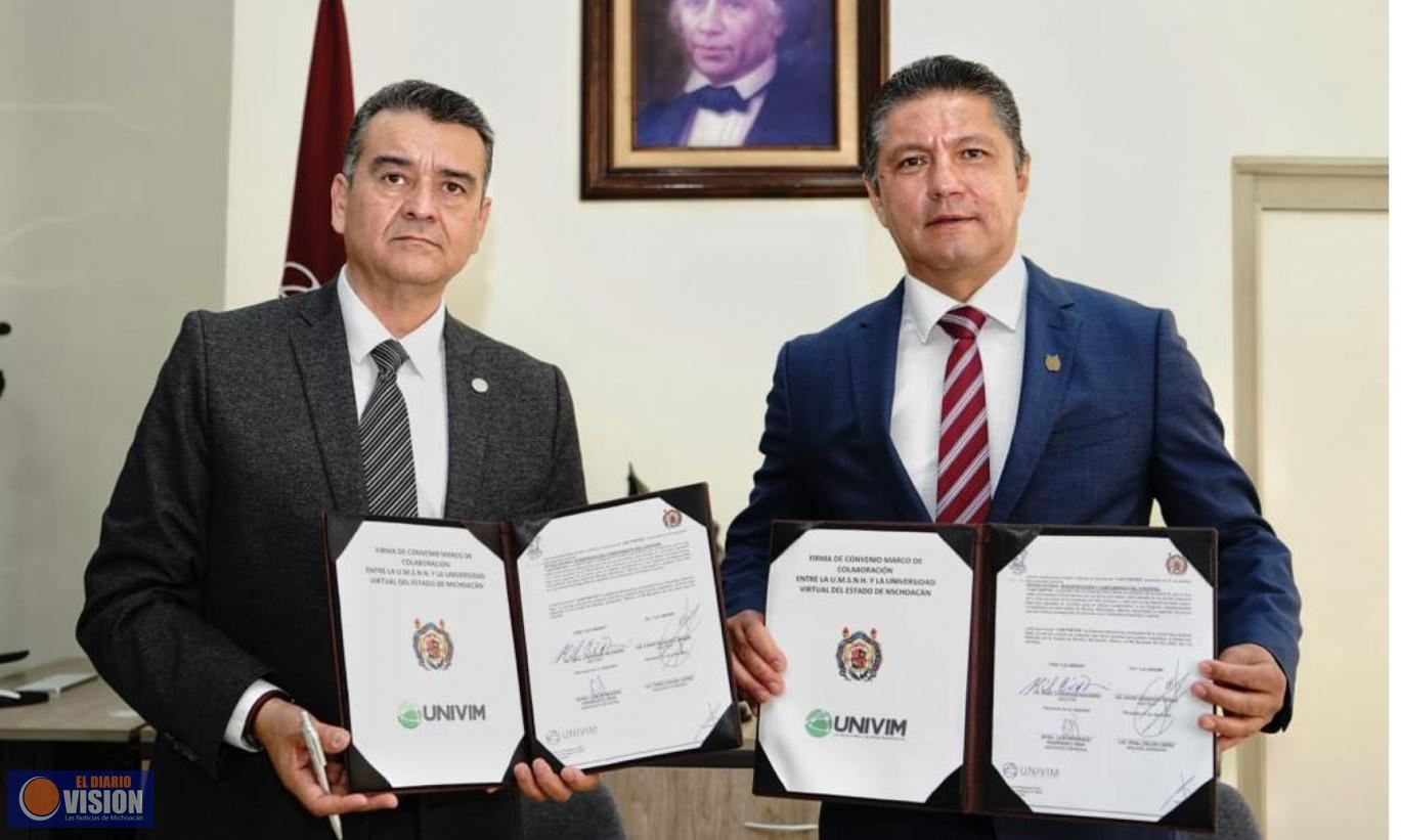 UMSNH y UNIVIM firman convenio de colaboración 