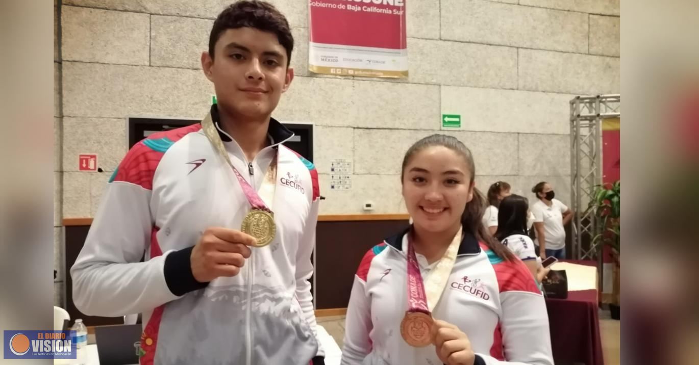 Gana Michoacán dos oros y dos platas en atletismo y karate en los Nacionales Conade 2022