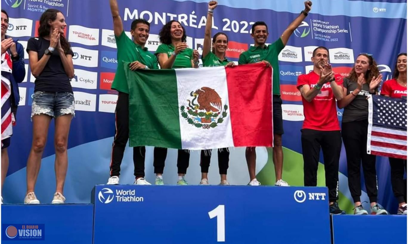 En Canadá encabeza Nicolaita campeonato mundial de triatlón 