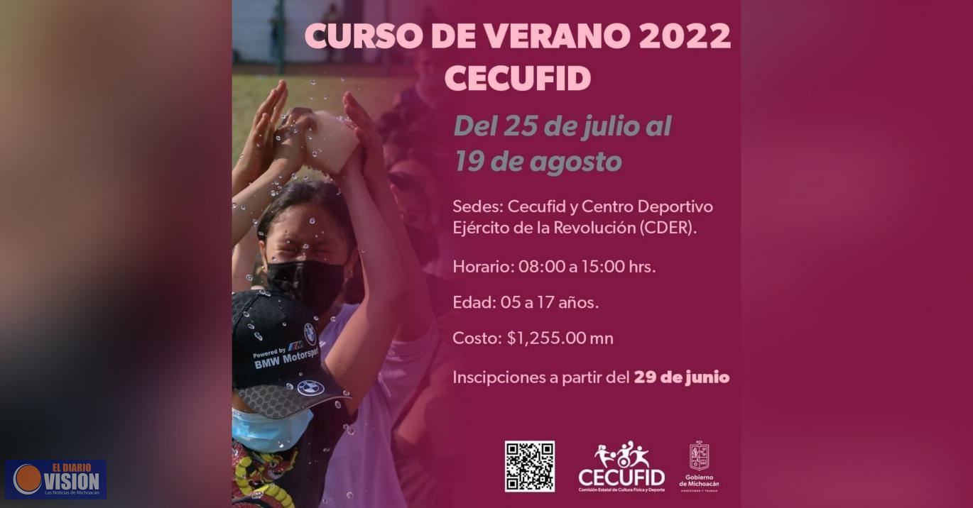 Alista Cecufid cursos de verano y natación para el periodo vacacional