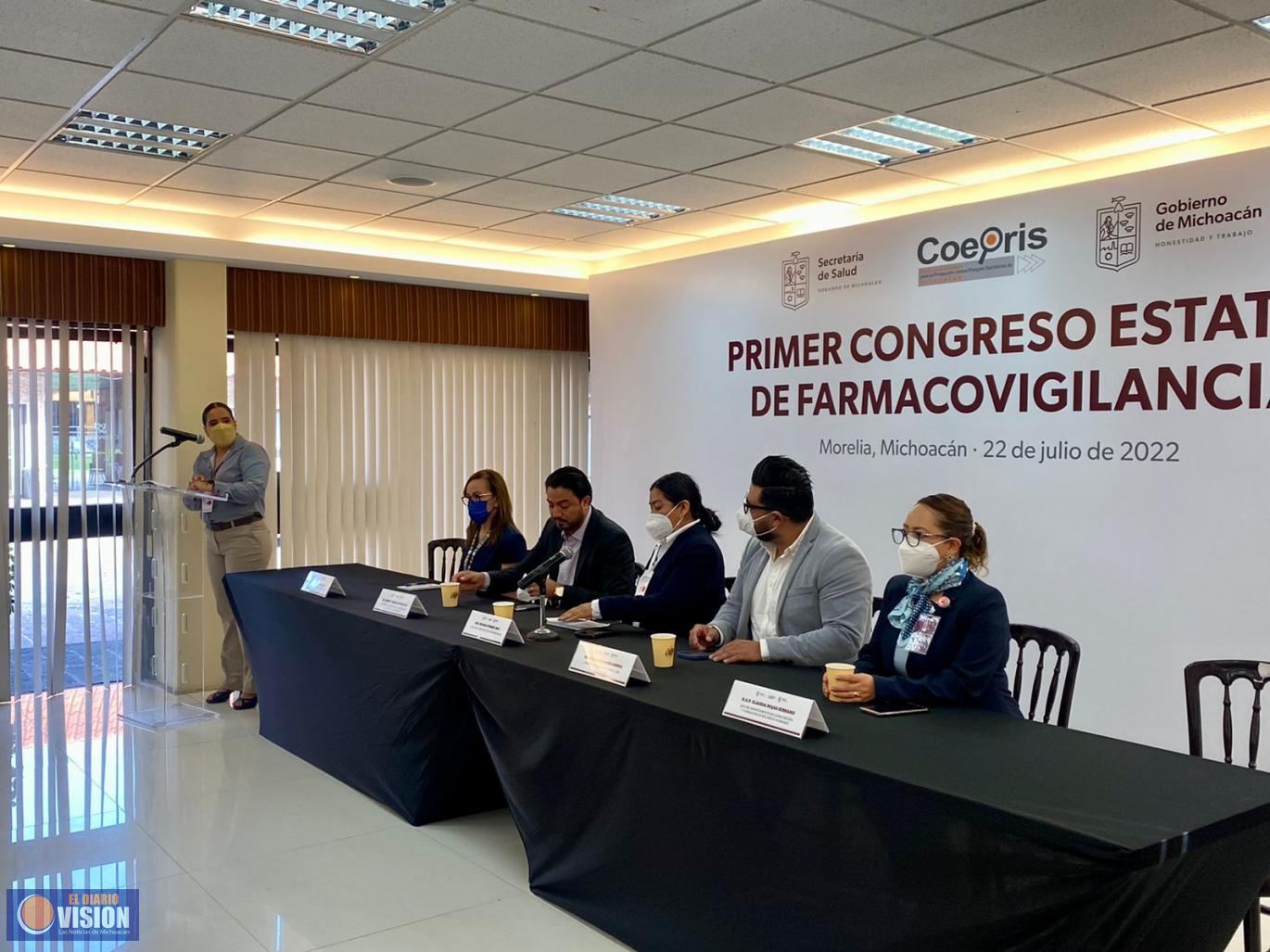 Capacitan a personal con Primer Congreso Estatal de Farmacovigilancia