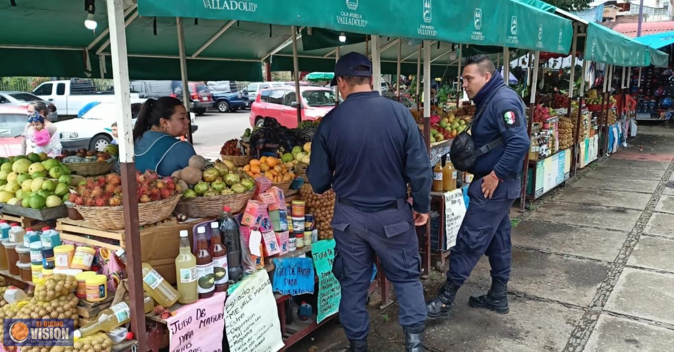 SSP mantiene labores de proximidad social, en Nuevo Parangaricutiro