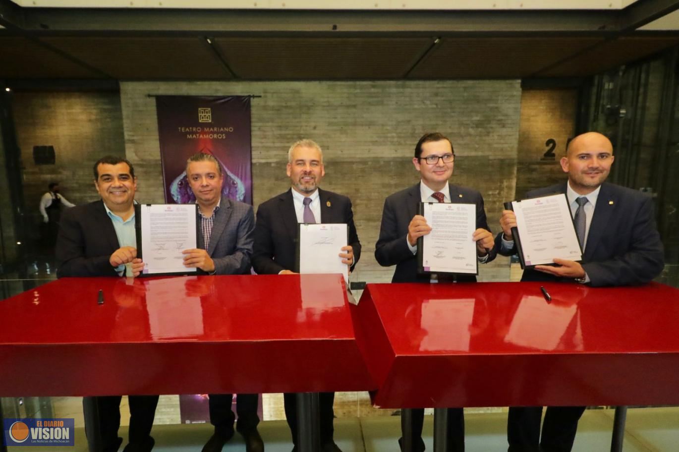 Michoacán signa convenios con sector empresarial para fortalecer economía y turismo