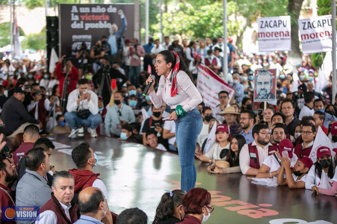 Somos un pueblo organizado y listo para dar seguimiento a la Cuarta Transformación: Bugarini   